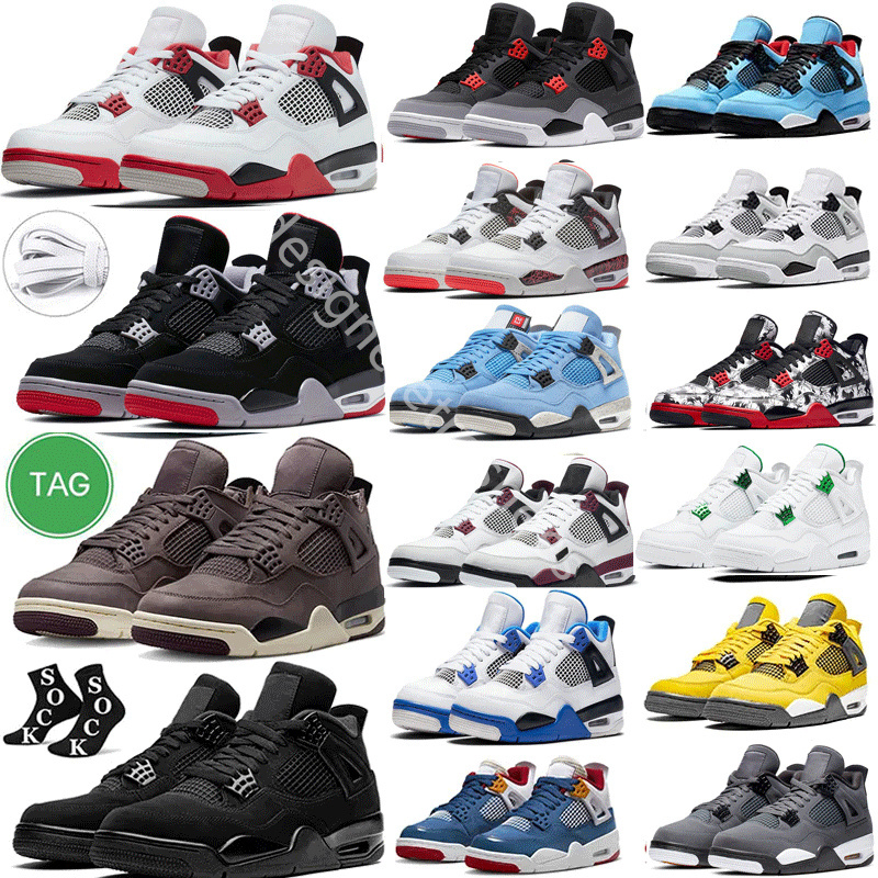 Jumpman 4 4s Mens Basketball Shoes Military Black Cat Canvas University Blue Red Thunder Cactus Jack 4 4s Men Women Trainers Outdoor Sports Sneakers, Color#32
Jumpman 4 4s Mens Basketball Shoes Military Black Cat Canvas University Blue Red Thunder Cactus Jack 4 4s Men Women Trainers Outdoor Sports Sneakers, Color#32