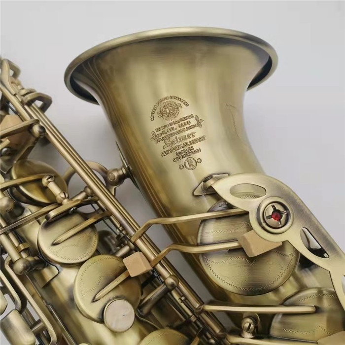 Alto Saxophone retro Mark VI Sax Model Antique copper E Flat Eb with Case Accessories