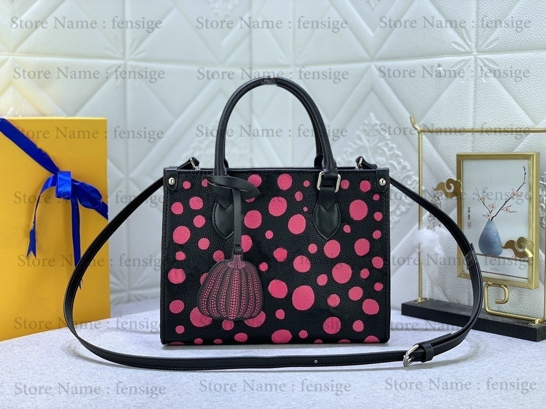 Onthego Yayoi Kusama PM 25cm Tote Bags YK Dots Shoulder Bag Gradient Embossed Monograms pattern Designer Women Handle Bag Luxury CrossBody Purse Wallet, #1
Onthego Yayoi Kusama PM 25cm Tote Bags YK Dots Shoulder Bag Gradient Embossed Monograms pattern Designer Women Handle Bag Luxury CrossBody Purse Wallet, #1