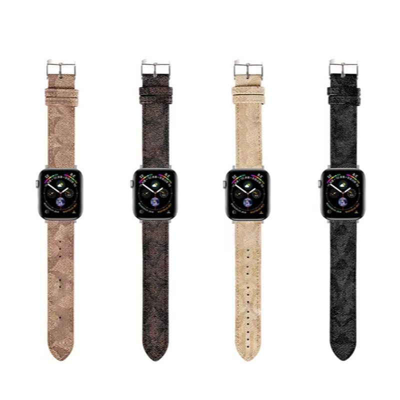 Leather Smart Straps For Apple Watch Bands Smartwatch Band Series 1 2 3 4 5 6 7 SE 38MM 40MM 41MM 45MM Luxury Designer Smart Watchebands
Leather Smart Straps For Apple Watch Bands Smartwatch Band Series 1 2 3 4 5 6 7 SE 38MM 40MM 41MM 45MM Luxury Designer Smart Watchebands