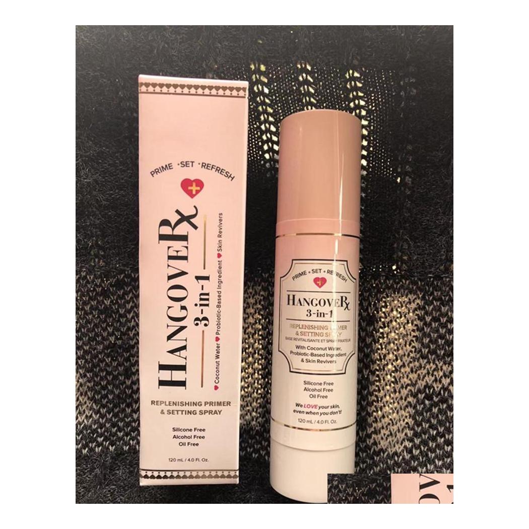 Foundation Primer Drop Makeup Faced Hangover Rx 3In1 Replenishing Setting Spray 4Oz Coconut 120Ml Delivery Health Beauty Face Dh8O5, Transparent
Foundation Primer Drop Makeup Faced Hangover Rx 3In1 Replenishing Setting Spray 4Oz Coconut 120Ml Delivery Health Beauty Face Dh8O5, Transparent