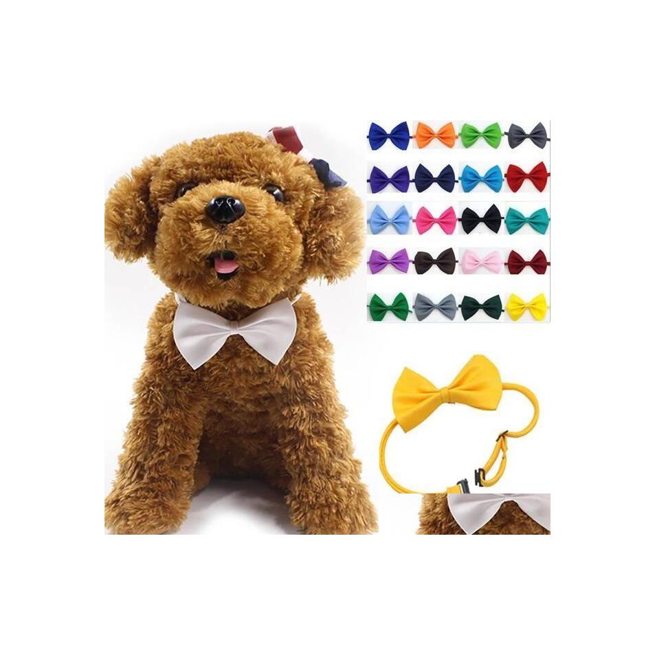 Dog Collars Leashes Pet Bow Tie Neck Accessory Necklace Collar Puppy Bright Colorf Mix Color Drop Delivery Home Garden Supplies Dhg9F
Dog Collars Leashes Pet Bow Tie Neck Accessory Necklace Collar Puppy Bright Colorf Mix Color Drop Delivery Home Garden Supplies Dhg9F