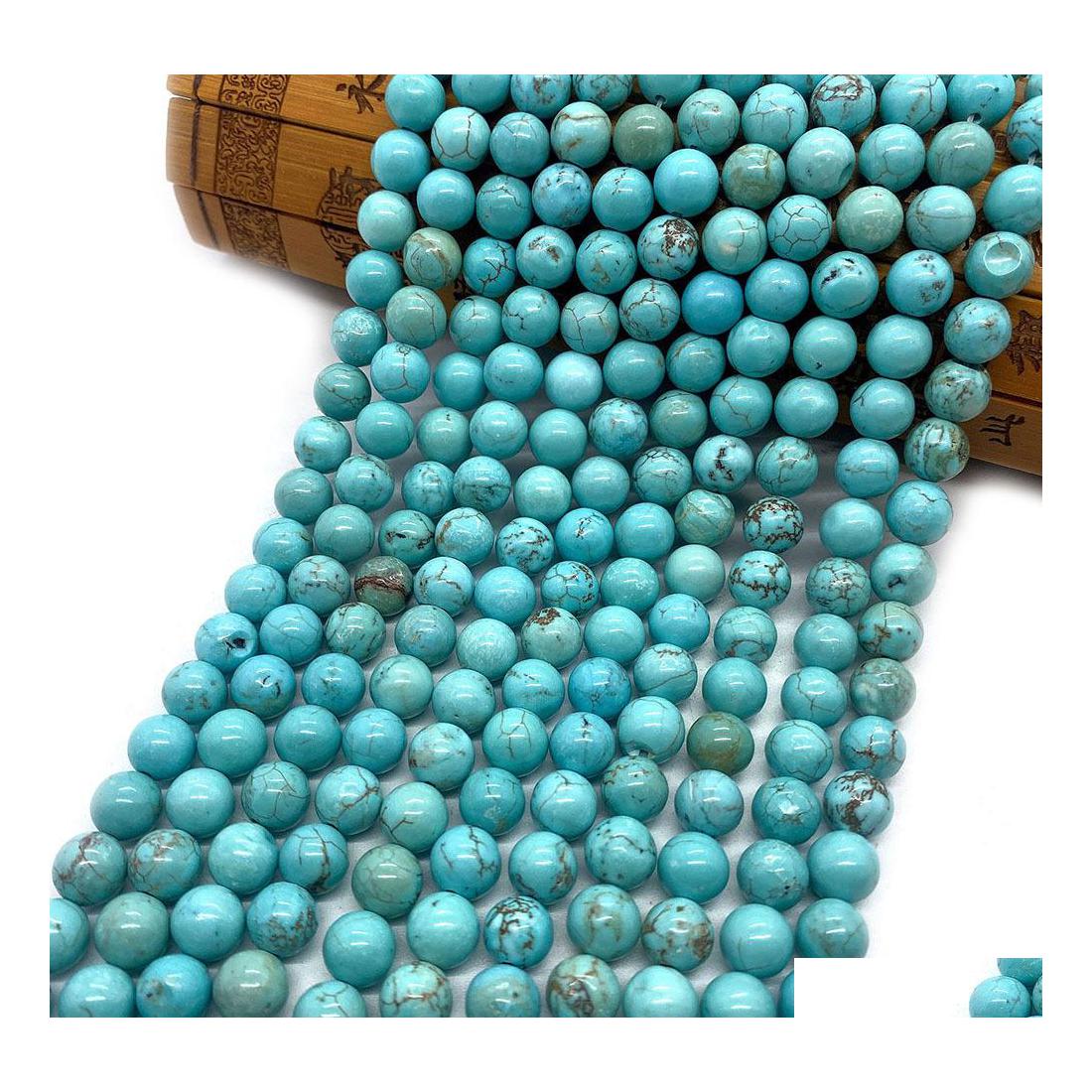Stone Natural Stones 6Mm 8Mm 10Mm Loose Turquoise Beads String Diy Bracelet Accessories Wholesale Jewelry Making Drop Delivery Dhke9
Stone Natural Stones 6Mm 8Mm 10Mm Loose Turquoise Beads String Diy Bracelet Accessories Wholesale Jewelry Making Drop Delivery Dhke9