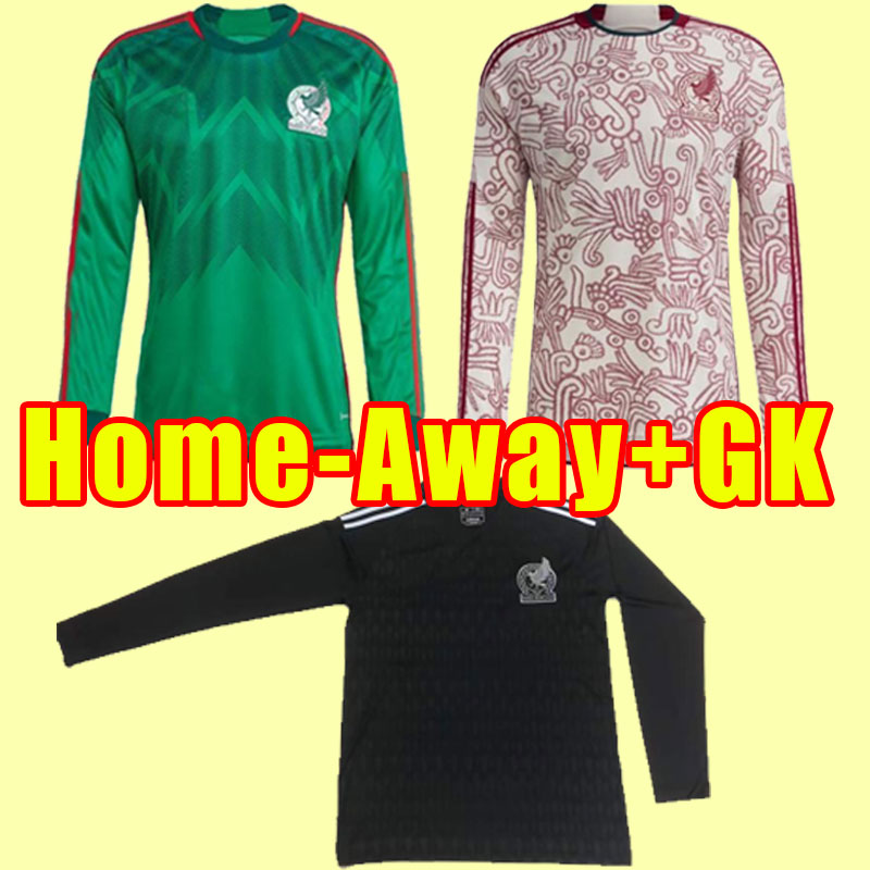 Long sleeve WORLD 2022 CUP Mexico soccer jerseys H.LOZANO CHICHARITO RAUL LOZANO 22 23 fans version 2023 G DOS SANTOS OCHOA Men goalkeeper adult men home away
Long sleeve WORLD 2022 CUP Mexico soccer jerseys H.LOZANO CHICHARITO RAUL LOZANO 22 23 fans version 2023 G DOS SANTOS OCHOA Men goalkeeper adult men home away
