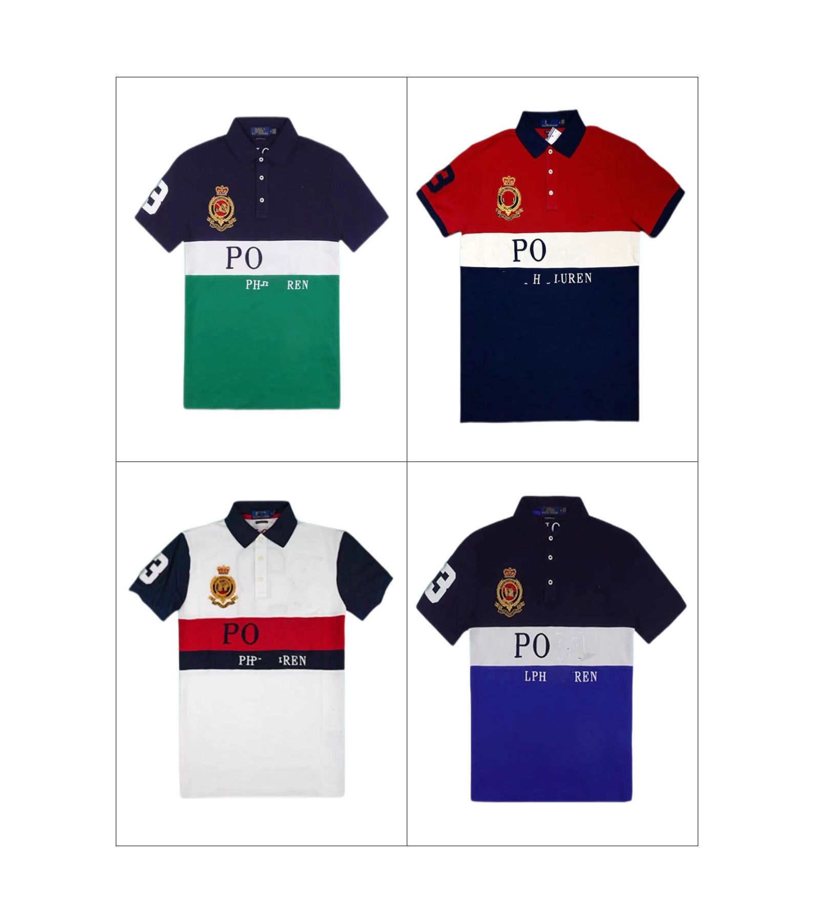 European and American short sleeves Men's Polos sleeved male designer men's T-shirt lapel embroidery American short-sleeved cotton city series summer new high-end S-5XL