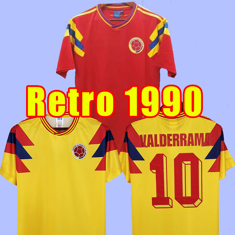 1990 Colombia Soccer Jerseys VALDERRAMA GUERRERO Retro Mens ESCOBAR Memoria Home Away Football Shirt Classic Uniforms
1990 Colombia Soccer Jerseys VALDERRAMA GUERRERO Retro Mens ESCOBAR Memoria Home Away Football Shirt Classic Uniforms