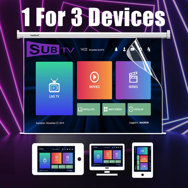 lxtream SUB smart tv Parts Android IOS 1 for 3 devices m3 u 12000LIVE 30000VOD Screen Protector Free 24-hour trial
lxtream SUB smart tv Parts Android IOS 1 for 3 devices m3 u 12000LIVE 30000VOD Screen Protector Free 24-hour trial