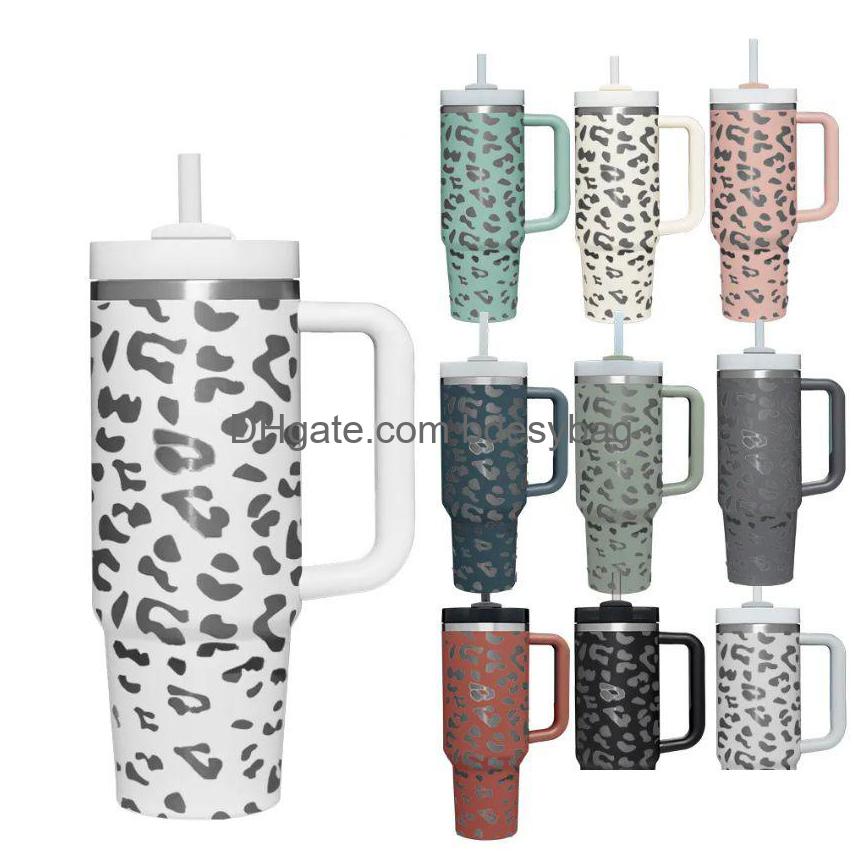 Tumblers 40Oz Stainless Steel Tumbler With Handle Lid St Big Capacity Beer Mug Leopard Water Bottle Stanley Outdoor Cam Cup Vacuum I Dhmj2, Orange
Tumblers 40Oz Stainless Steel Tumbler With Handle Lid St Big Capacity Beer Mug Leopard Water Bottle Stanley Outdoor Cam Cup Vacuum I Dhmj2, Orange