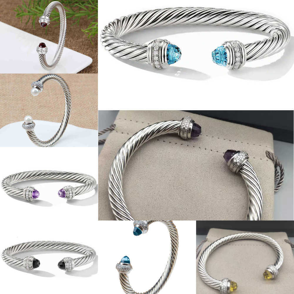 Cuff Full Jewelry Bangle Cable Bracelets Men Twist Bracelet Charm Bracelet 7mm Women Wedding Designer Cubic Zirconia Crystal Open
Cuff Full Jewelry Bangle Cable Bracelets Men Twist Bracelet Charm Bracelet 7mm Women Wedding Designer Cubic Zirconia Crystal Open