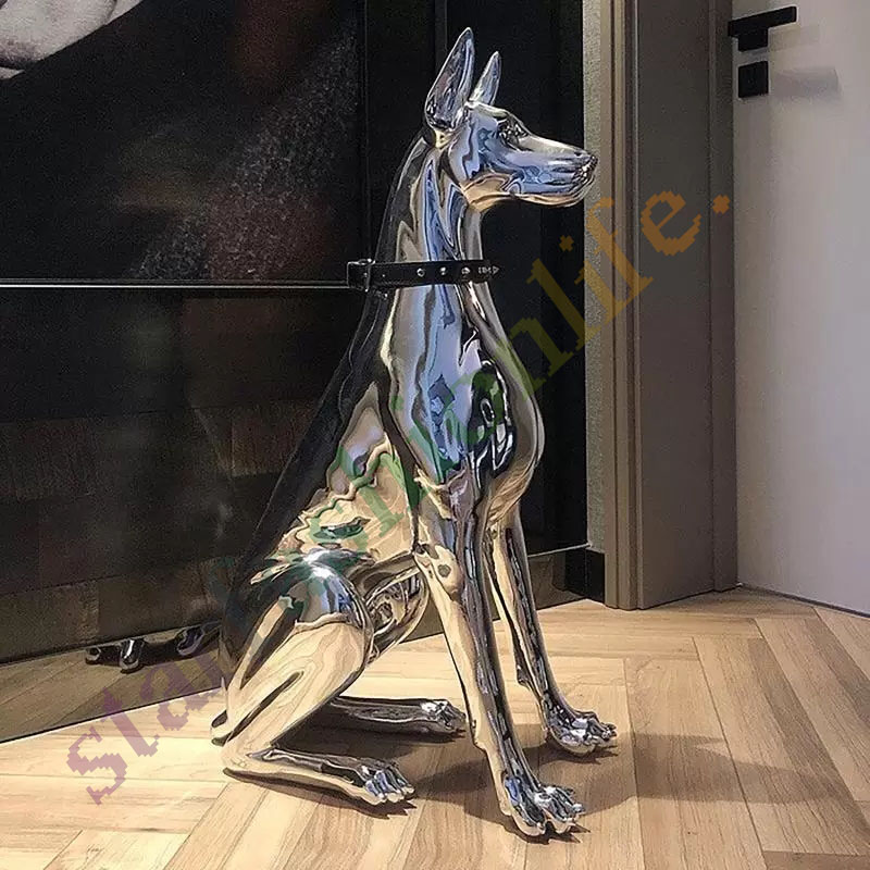 Garden Decorations Home Decor Sculpture Doberman Dog Large Size Art Animal Statues Figurine Room Decoration Resin Statue Ornamentgift Holida
Garden Decorations Home Decor Sculpture Doberman Dog Large Size Art Animal Statues Figurine Room Decoration Resin Statue Ornamentgift Holida