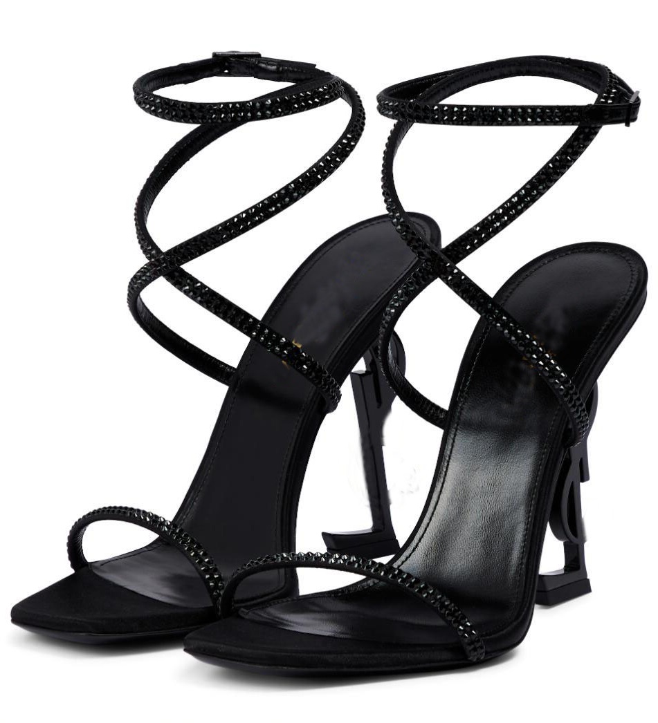 Exquisite Bridal Wedding Opyum Sandals Shoes with Crystal Strappy High Heels Ladies Elegant Famous Brand Pumps EU35-43 Original Box
Exquisite Bridal Wedding Opyum Sandals Shoes with Crystal Strappy High Heels Ladies Elegant Famous Brand Pumps EU35-43 Original Box