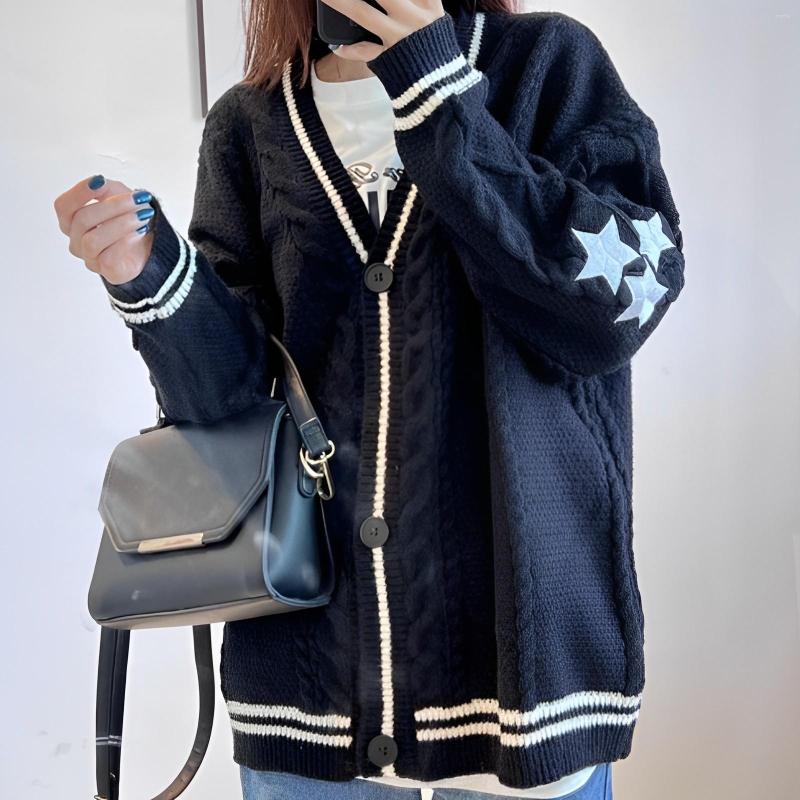 Women' Knits 2023 Fashion Midnight Warm Swift V-neck Knitted Loose Tay Women Star Embroidered Cardigan Lor Holiday Black Sweater Tops, Beige
Women' Knits 2023 Fashion Midnight Warm Swift V-neck Knitted Loose Tay Women Star Embroidered Cardigan Lor Holiday Black Sweater Tops, Beige