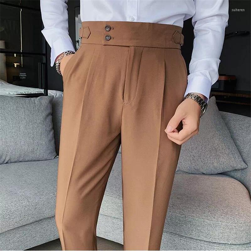 Men's Suits 2023 Style Autumn Solid High Waist Trousers Men Formal Pants Quality Slim Fit Business Casual Suit Hommes, Gray
Men's Suits 2023 Style Autumn Solid High Waist Trousers Men Formal Pants Quality Slim Fit Business Casual Suit Hommes, Gray