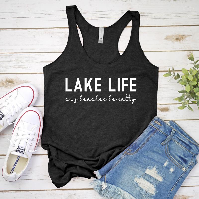 Women' Tanks Summer Sleeveless Unisex Letter Slogan Vest Shirt Rackback Vacation Camisetas Lake Life Cuz Beaches Be Salty Tank Tops, Black
Women' Tanks Summer Sleeveless Unisex Letter Slogan Vest Shirt Rackback Vacation Camisetas Lake Life Cuz Beaches Be Salty Tank Tops, Black