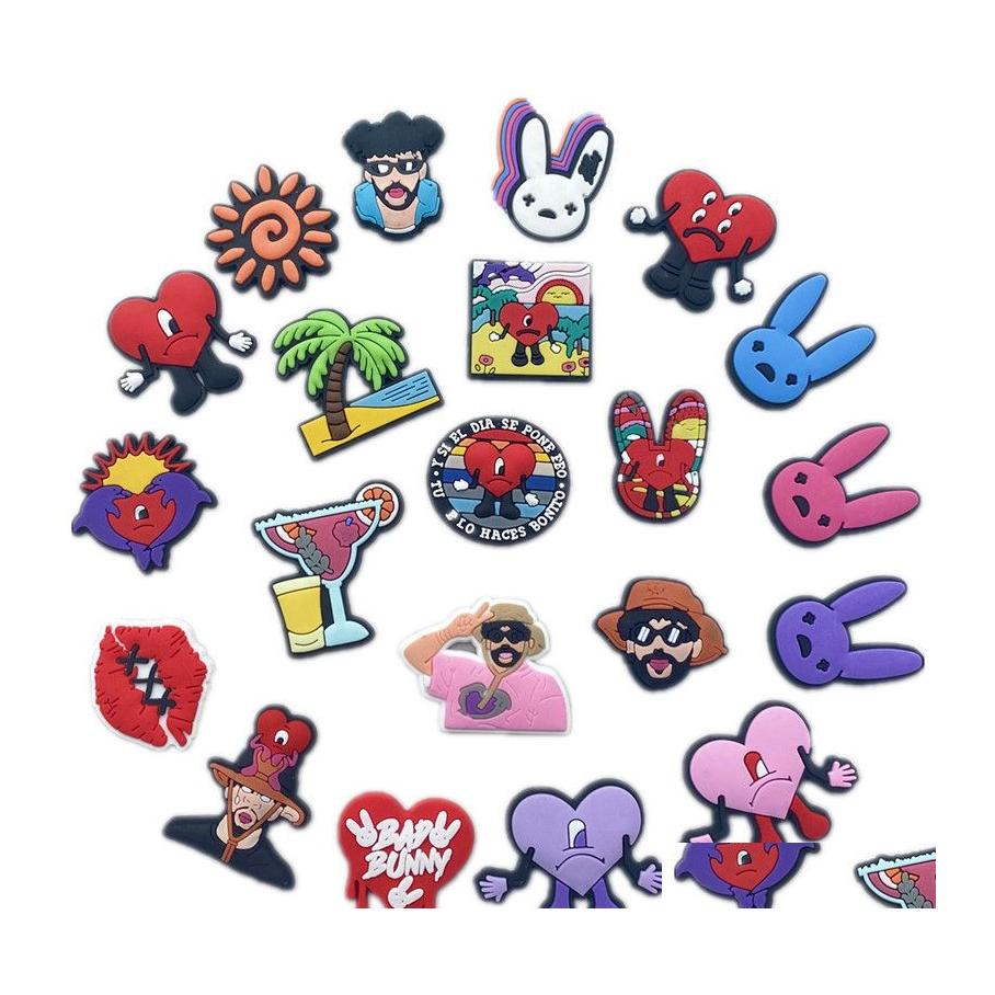 Shoe Parts Accessories Wholesale Rabbit Cute Pvc Cartoon Croc Charms Flower Decoration Buckle Clog Pins Charm Buttons Drop Delivery Dho2P
Shoe Parts Accessories Wholesale Rabbit Cute Pvc Cartoon Croc Charms Flower Decoration Buckle Clog Pins Charm Buttons Drop Delivery Dho2P