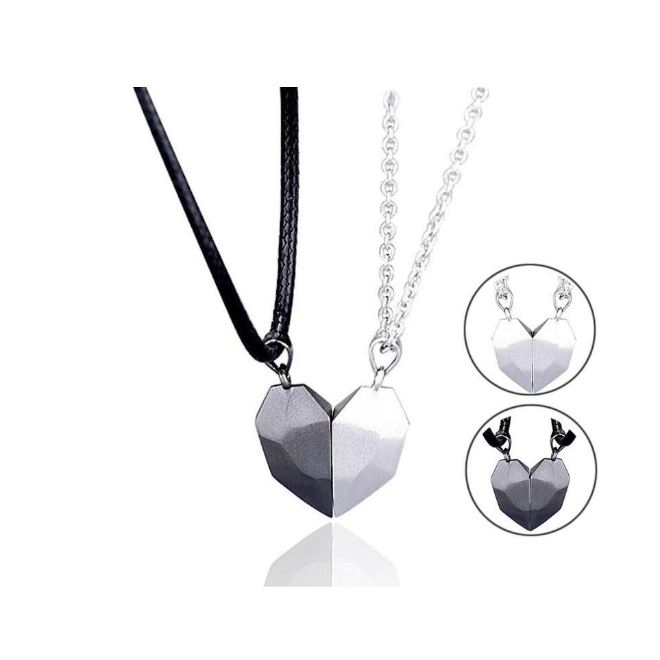 Pendant Necklaces Creative Magnetic Couple Heart Shape Necklace Gothic Punk Style For Men Jewelry Wedding Lovers Couples Valentines Otruf
Pendant Necklaces Creative Magnetic Couple Heart Shape Necklace Gothic Punk Style For Men Jewelry Wedding Lovers Couples Valentines Otruf