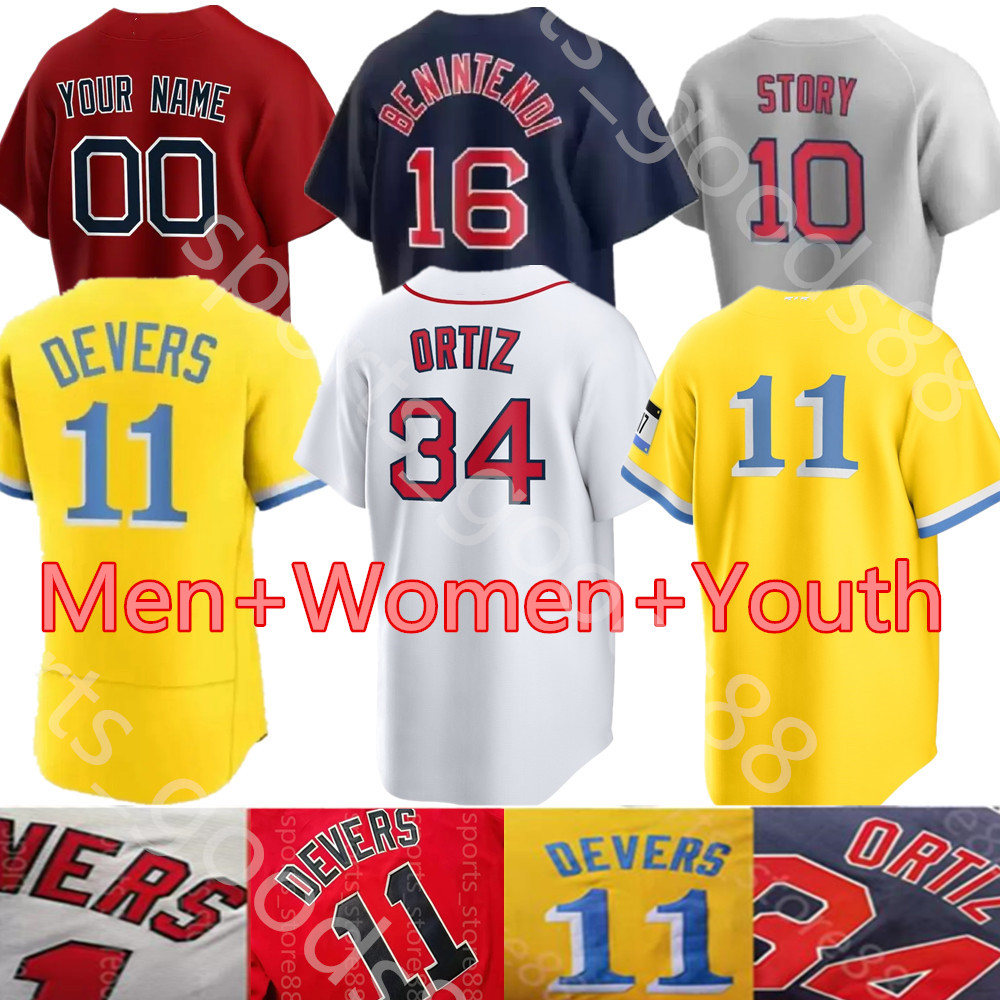 2023 Custom S-4XL 10 Trevor Story 34 David Ortiz Jerseys Martinez Rafael Devers Ted Williams Andrew Benintendi Baseball jersey, Colour 2
2023 Custom S-4XL 10 Trevor Story 34 David Ortiz Jerseys Martinez Rafael Devers Ted Williams Andrew Benintendi Baseball jersey, Colour 2