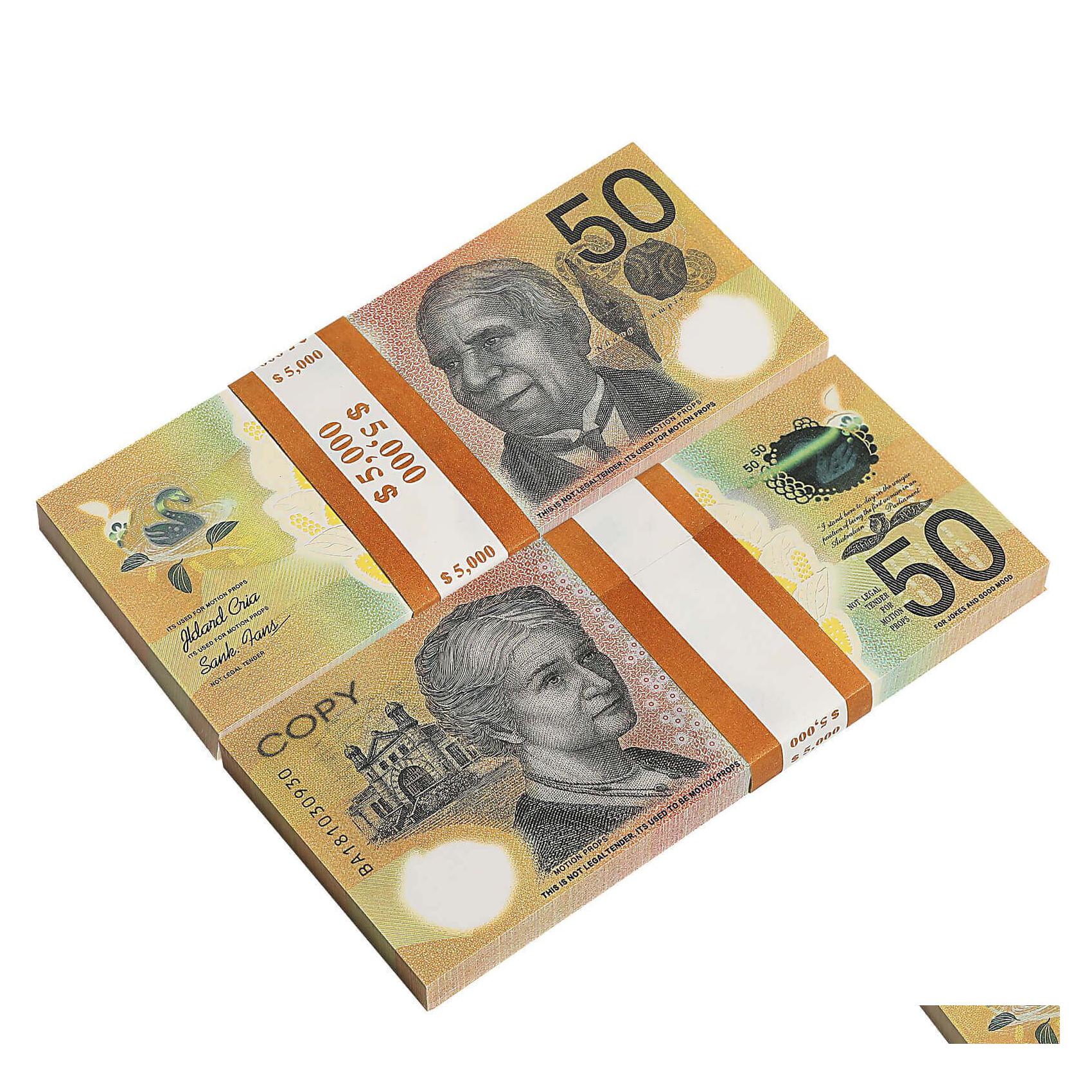 Novelty Games Prop Aud Banknotes Australian Dollar 20 50 100 Paper Copy Fl Print Banknote Money Fake Monopoly Movie Props Drop Deliv Dhqdt
Novelty Games Prop Aud Banknotes Australian Dollar 20 50 100 Paper Copy Fl Print Banknote Money Fake Monopoly Movie Props Drop Deliv Dhqdt