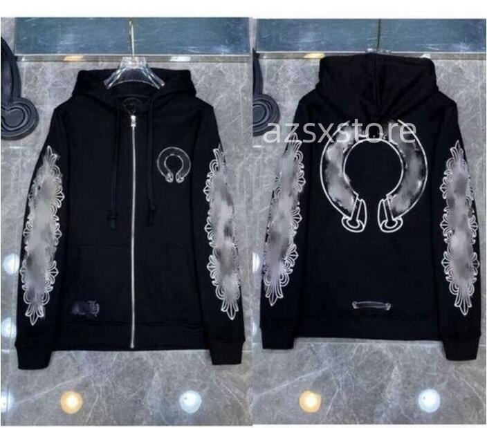 Sweatshirts Hoodie Hoodies High Quality Chrome//heart Net Red Couple Clothes Ins Super Fire Ch Top Casual75T6