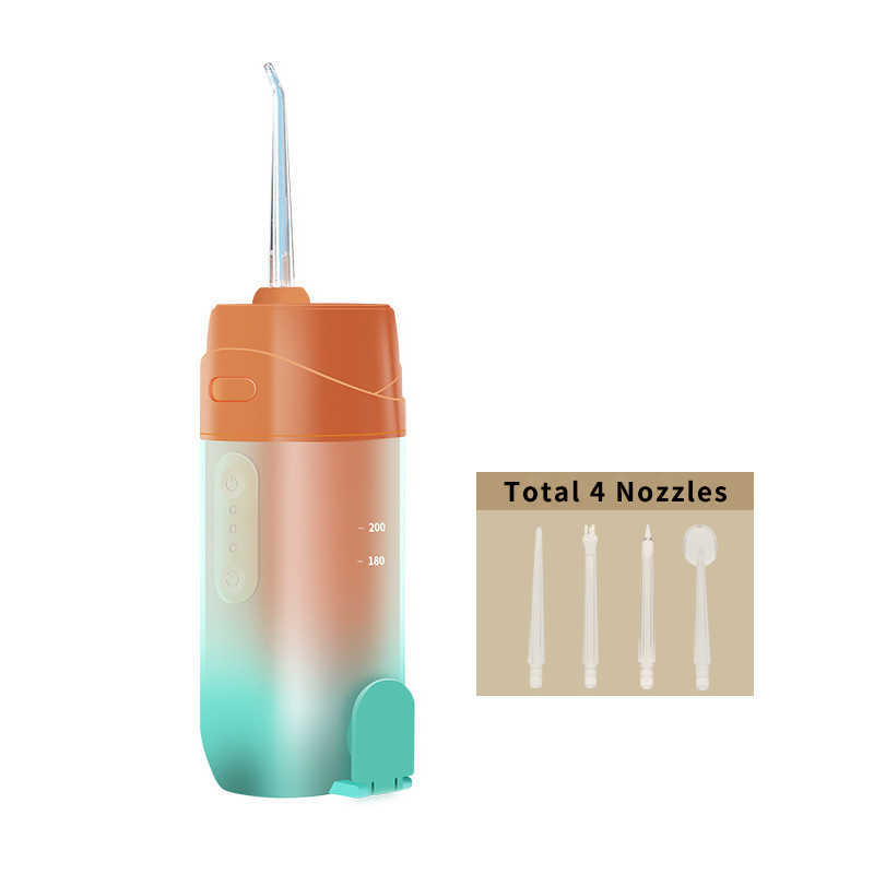 Oral Irrigators Other Hygiene Irrigator Rechargeable Portable Dental Water Jet proof 200ML Tank 4 Tips Flosser For Teeth Whitening Home Travel 221215