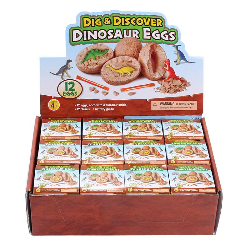 Dinosaur Egg Fossil Dig Up Kit Science Discovery Dinosaurs Fossils Skeletons Kids Archaeology Toy Learning Educational Toys STEM Gifts