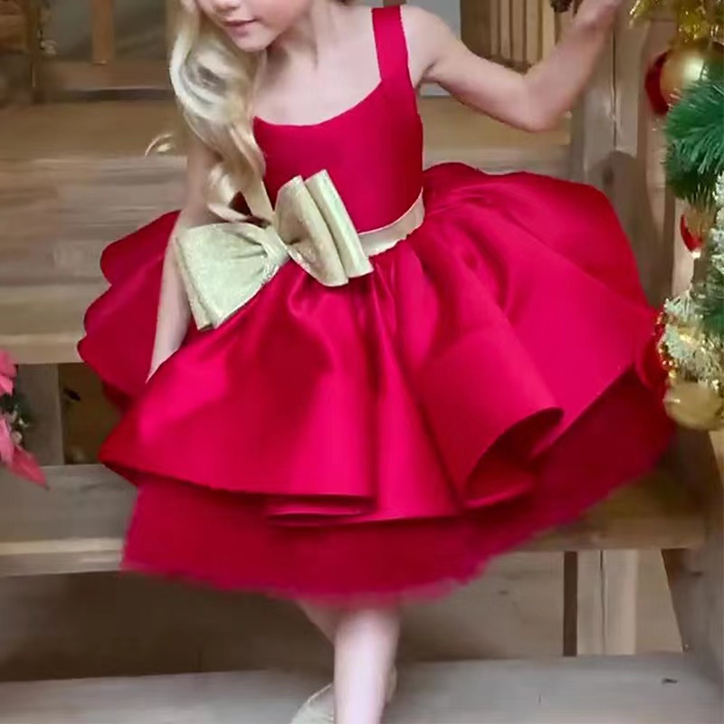Pink Scoop Flower Girl Dresses Hand Made Flowers Tulle Little Girls Wedding Luxurious Communion Pageant Dress Gowns Girl Party Communion Pageant Gown 