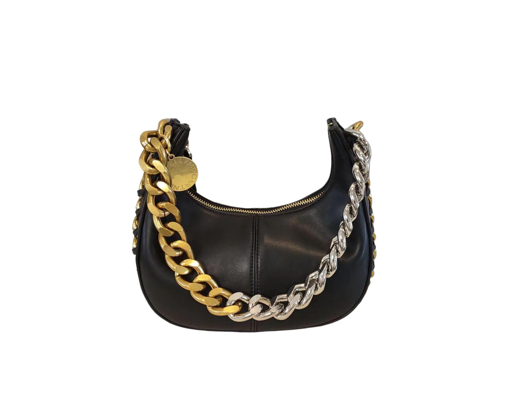Designer stella mccartney handbag Shoulder Chains Bags Axillary package For Women Brand Real leather Handbags lady Luxury Shopping bag, Black
Designer stella mccartney handbag Shoulder Chains Bags Axillary package For Women Brand Real leather Handbags lady Luxury Shopping bag, Black