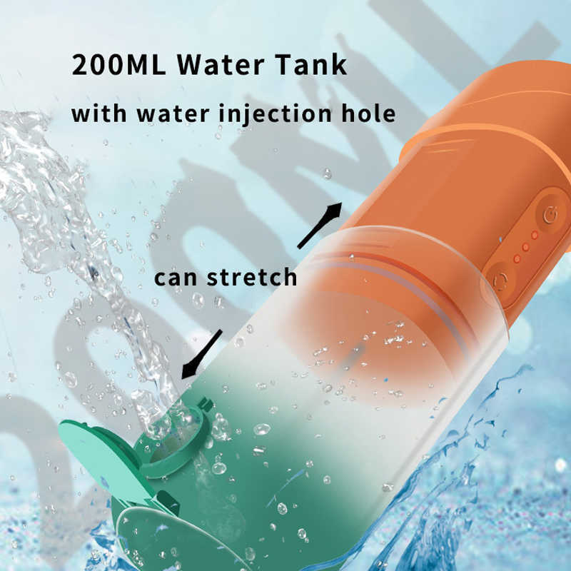 Oral Irrigators Other Hygiene Irrigator Rechargeable Portable Dental Water Jet proof 200ML Tank 4 Tips Flosser For Teeth Whitening Home Travel 221215