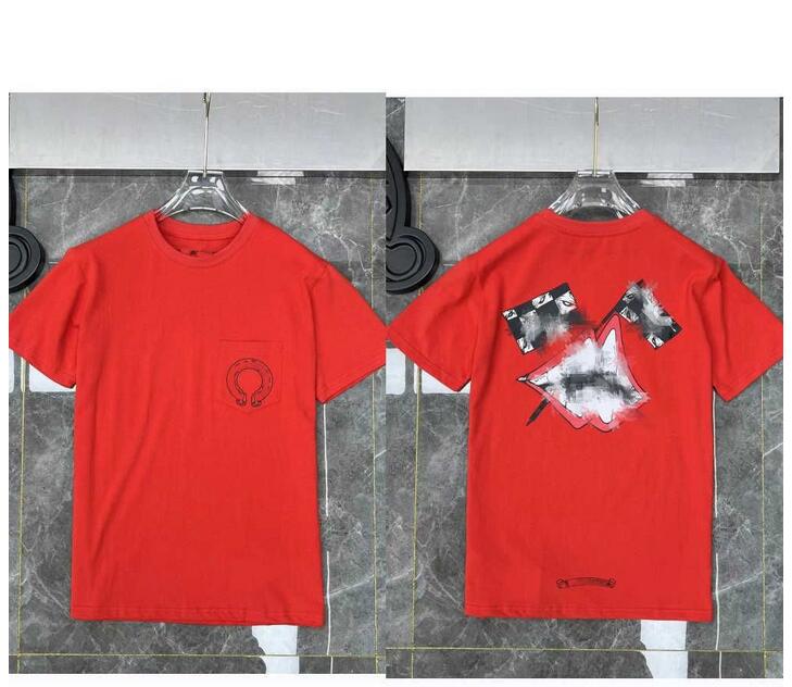 Classic Luxury Mens t Shirts Chrome Brand Ch Man Tees Sanskrit Letter T-shirt Summer Horseshoe Cross Short Sleeve Designer Tshirts Hip Hop, Gr4
Classic Luxury Mens t Shirts Chrome Brand Ch Man Tees Sanskrit Letter T-shirt Summer Horseshoe Cross Short Sleeve Designer Tshirts Hip Hop, Gr4