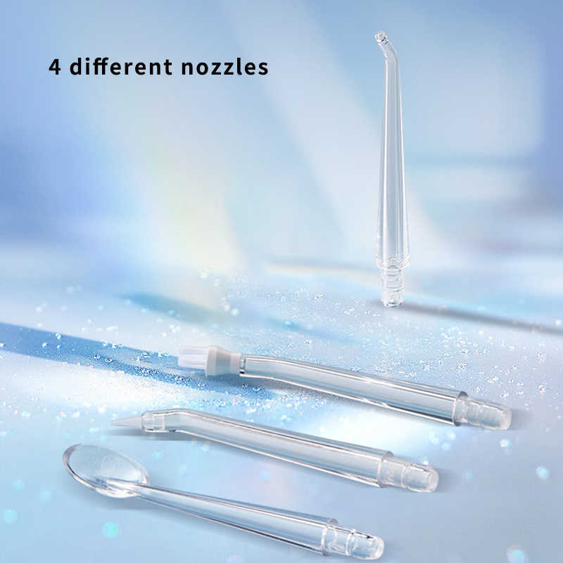 Oral Irrigators Other Hygiene Irrigator Rechargeable Portable Dental Water Jet proof 200ML Tank 4 Tips Flosser For Teeth Whitening Home Travel 221215