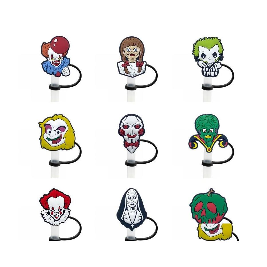 Drinking Straws 9Pcs/Set Halloween Horror St Toppers Er Molds Sile Charms For Tumbers Reusable Splash Proof Dust Plug Decor Homefavor Dhxtz
Drinking Straws 9Pcs/Set Halloween Horror St Toppers Er Molds Sile Charms For Tumbers Reusable Splash Proof Dust Plug Decor Homefavor Dhxtz