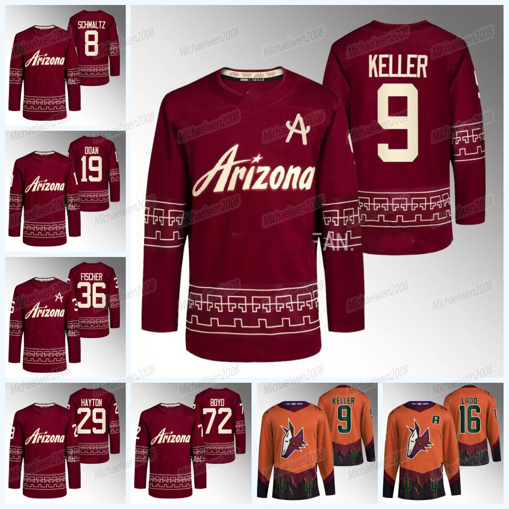 Arizona Coyotes Desert Nights Jersey Clayton Keller Shane Doan Lawson Crouse Christian Fischer Nick Ritchie Josh Brown Jakob Chychrun Liam O'Brien Jack McBain, Red
Arizona Coyotes Desert Nights Jersey Clayton Keller Shane Doan Lawson Crouse Christian Fischer Nick Ritchie Josh Brown Jakob Chychrun Liam O'Brien Jack McBain, Red