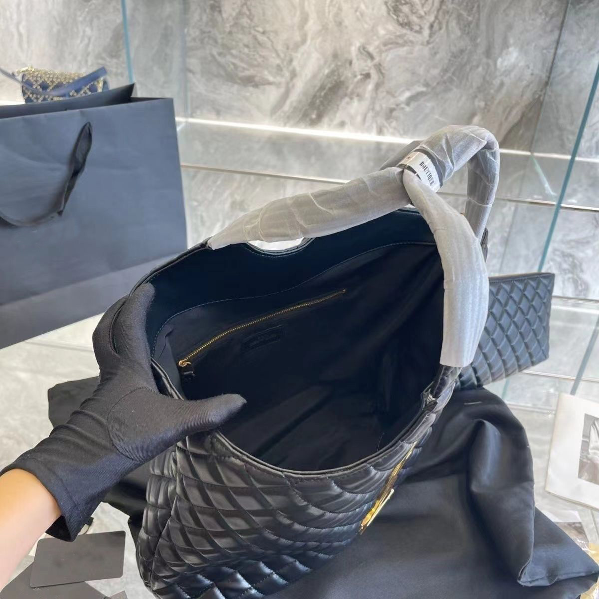 high quality Shopping Bags Luxury Bag Leather Check Women Handbag Designer shoulder Tote Large Beach bag luxurys travel Crossbody Purses Designers