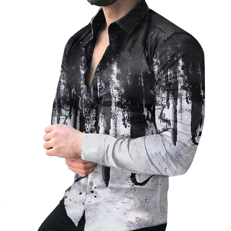 Mens Casual Shirts Summer Stamp Shirts for Men Blouses Camisas De Hombre Chemise Homme De Luxe Men Clothing Ropa Hombre Roupas Masculinas Vintage 2301