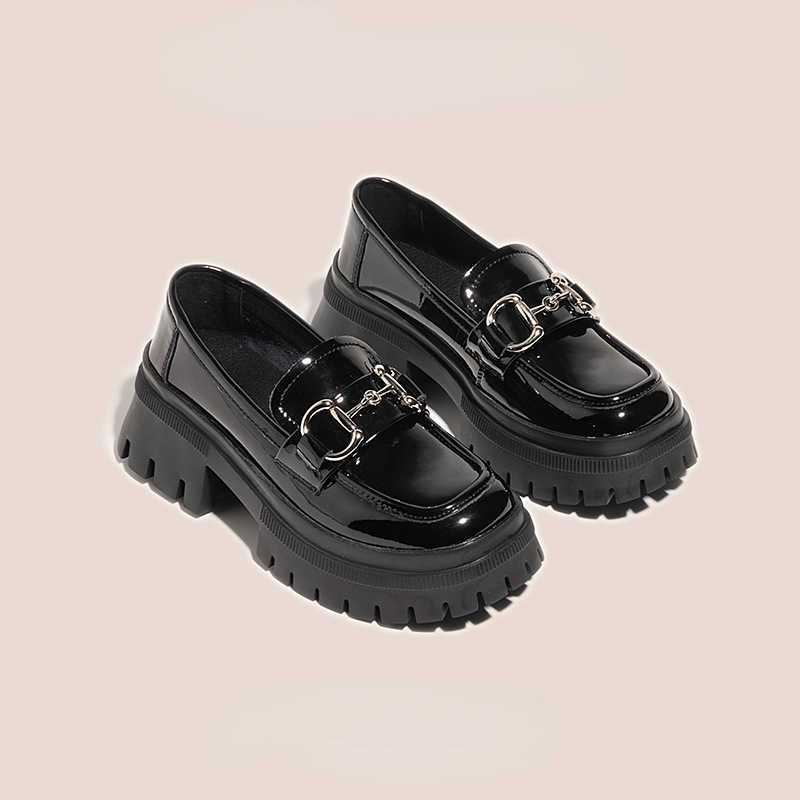 Dress Shoes The new product thick sole muffin high height single shoes female small leather shoes, Black
Dress Shoes The new product thick sole muffin high height single shoes female small leather shoes, Black