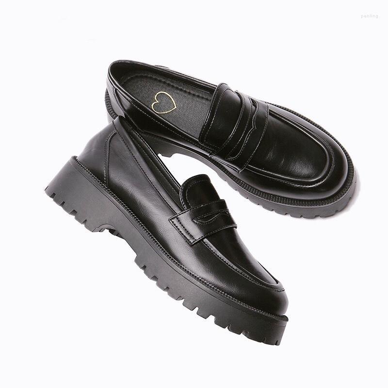 Dress Shoes Boussac Black Punk Platform Women Loafers Round Toe Chunky Heel Vintage Slip On High Pumps
Dress Shoes Boussac Black Punk Platform Women Loafers Round Toe Chunky Heel Vintage Slip On High Pumps