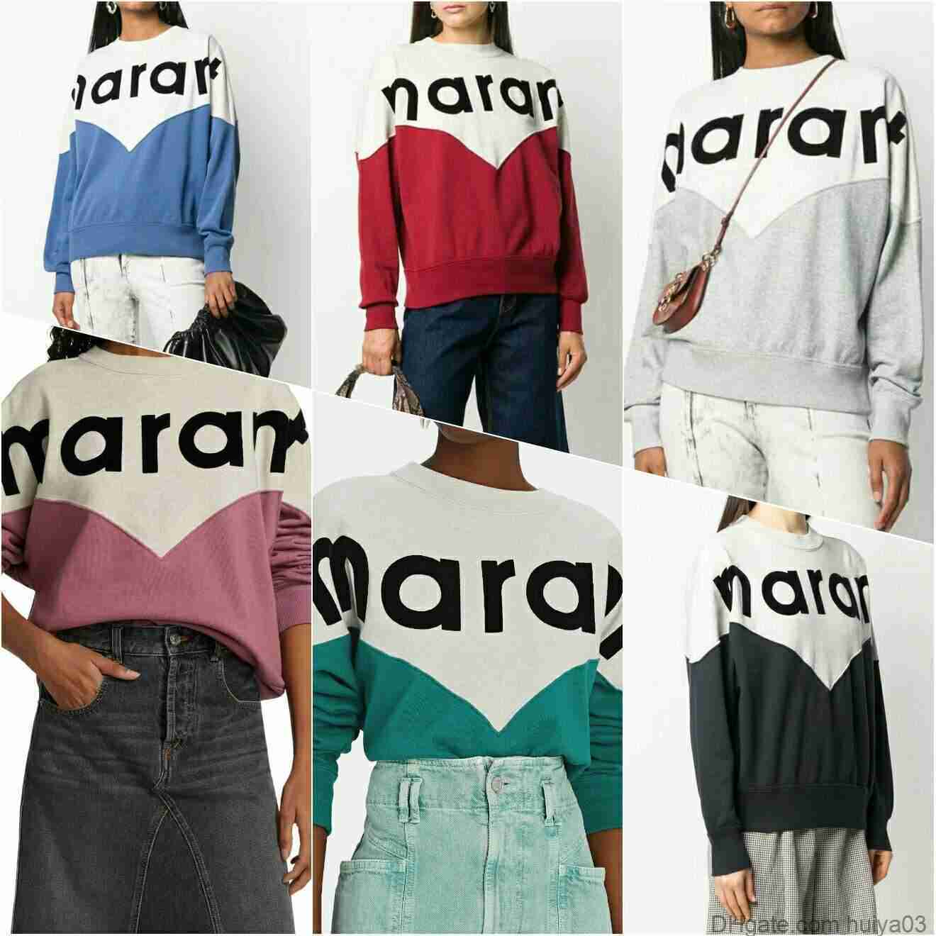 Isabel Marant Cotton Pullover Sweater Women Designer Fashion Sweatshirt Alphabet Flocking Casual Loose Hoodie huiya03, Dark gray
Isabel Marant Cotton Pullover Sweater Women Designer Fashion Sweatshirt Alphabet Flocking Casual Loose Hoodie huiya03, Dark gray