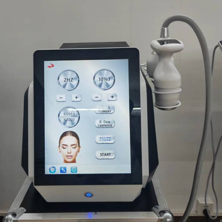 2023 RF Ice Hifu Focused Ultrasound Professional Painless Slimming Machine