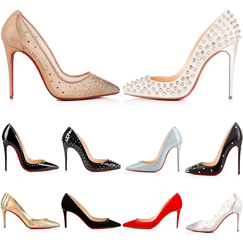 High heels designer shoes luxury glitter rivets triple black nude pink white rhinestone office career party women heel
High heels designer shoes luxury glitter rivets triple black nude pink white rhinestone office career party women heel