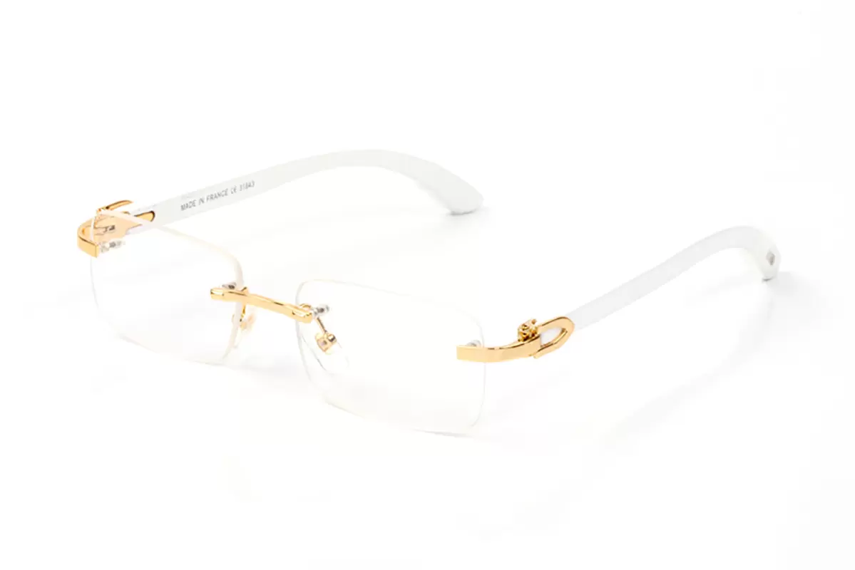 Woman Mens Eyewear Fashion Brand Rimless Sunglasses Designer Metal Frames Real Square Buffalo Horn Sun glasses for men Vintage 54mm Buffs Eyeglasses with box Glazen
Woman Mens Eyewear Fashion Brand Rimless Sunglasses Designer Metal Frames Real Square Buffalo Horn Sun glasses for men Vintage 54mm Buffs Eyeglasses with box Glazen