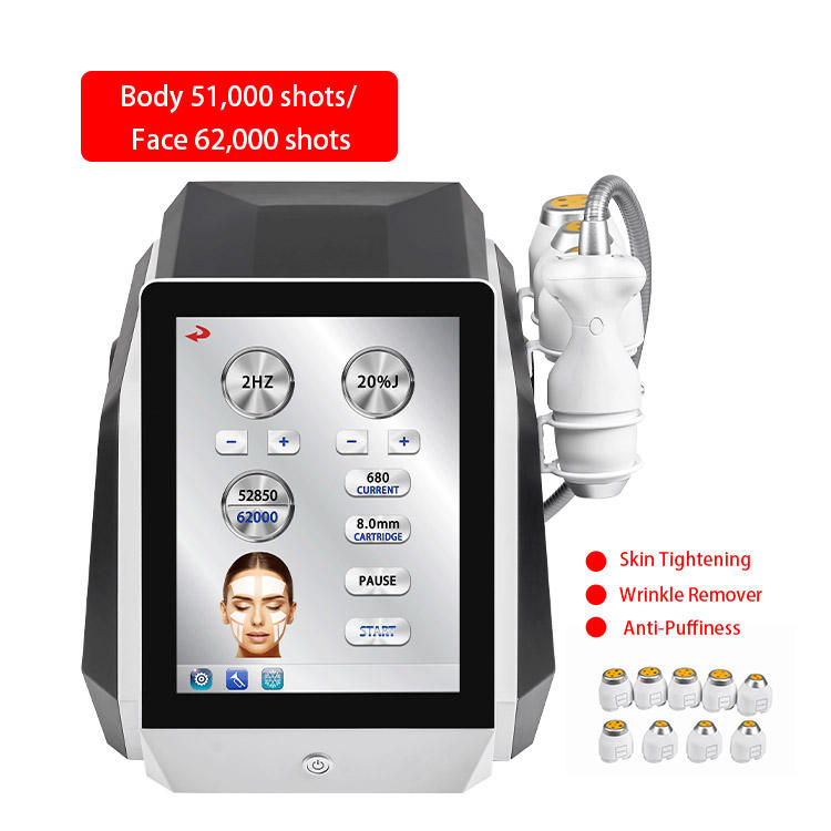 2023 RF Ice Hifu Focused Ultrasound Professional Painless Slimming Machine