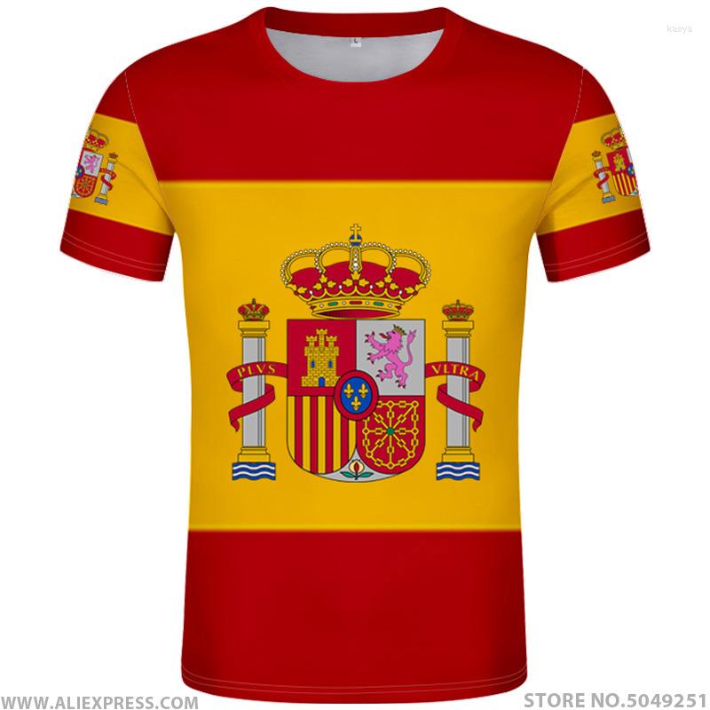 Men's T Shirts SPAIN Shirt Diy Free Custom Made Name Number Esp T-Shirt Nation Flag Es Spanish Country College Print Po Logo Text Clothing, Style 4
Men's T Shirts SPAIN Shirt Diy Free Custom Made Name Number Esp T-Shirt Nation Flag Es Spanish Country College Print Po Logo Text Clothing, Style 4