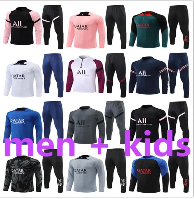 21 22 23 psgs Paris tracksuits training chandal MessiS mbappe kit survetement foot tuta jacket retro futbol Soccer football men and kids jerseys maillot
21 22 23 psgs Paris tracksuits training chandal MessiS mbappe kit survetement foot tuta jacket retro futbol Soccer football men and kids jerseys maillot