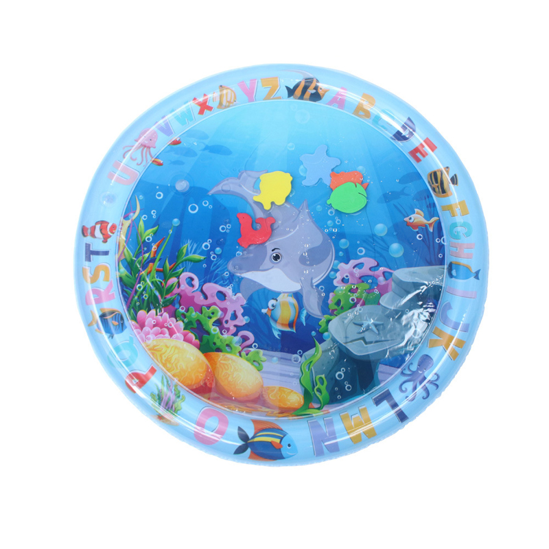Tummy Time Infant Play Mats Baby Educational Toys Floodable Inflatable Sea World Toddlers Playmat Patted Pads Summer Cool Water Cushion