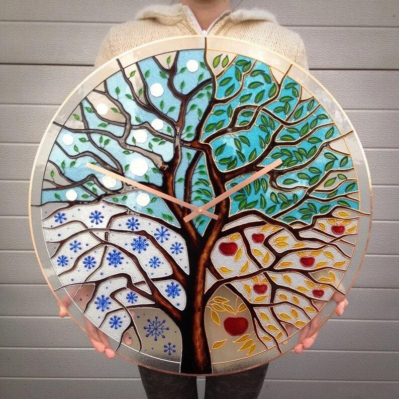 Wall Clocks 14.2 Inch Four Seasons Tree Clock Hanging Big Acrylic Home DecorWall ClocksWall
Wall Clocks 14.2 Inch Four Seasons Tree Clock Hanging Big Acrylic Home DecorWall ClocksWall