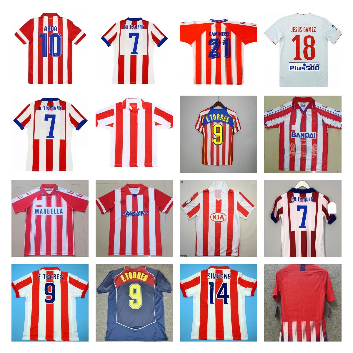 Retro Atletico F.Torres Simeone Madrids soccer jerseys CAMINERO GRIEZMANN Gabi HOME vintage 04 05 06 10 11 13 14 15 94 95 96 97 2004 2005 2014 1997 classic football shirts, 21
Retro Atletico F.Torres Simeone Madrids soccer jerseys CAMINERO GRIEZMANN Gabi HOME vintage 04 05 06 10 11 13 14 15 94 95 96 97 2004 2005 2014 1997 classic football shirts, 21
