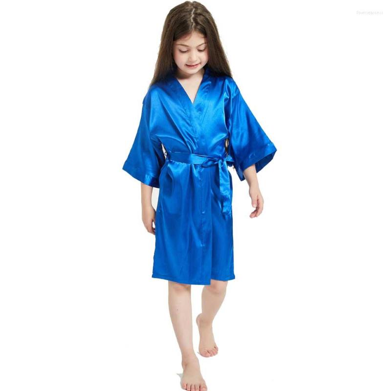 Rompers Girls Pajamas Robe Silk Satin Bathrobe Kids Summer Children Soft Comfortable Baby Cute Homewear Clothes 3-14 Y, Cm01
Rompers Girls Pajamas Robe Silk Satin Bathrobe Kids Summer Children Soft Comfortable Baby Cute Homewear Clothes 3-14 Y, Cm01