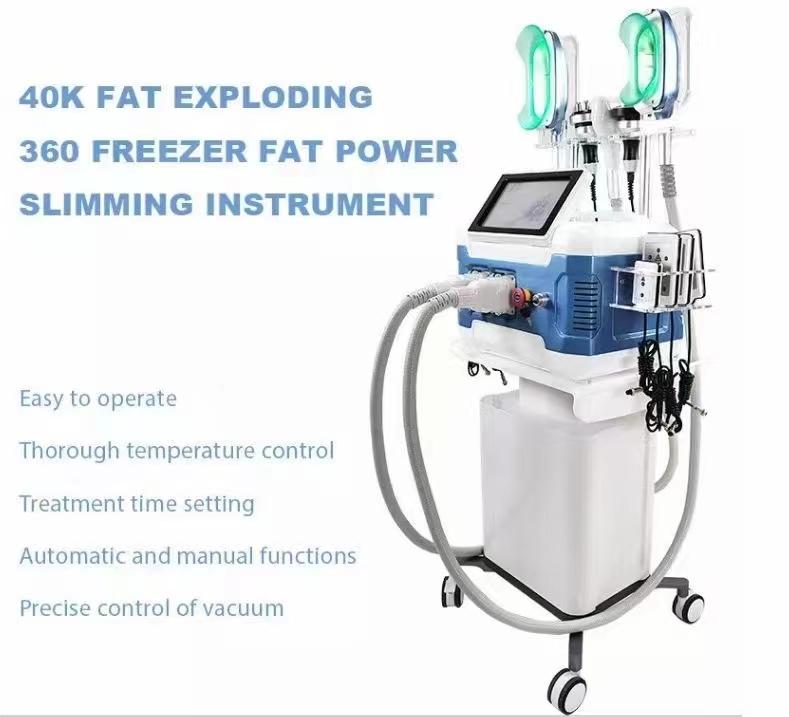 360 cryolipolysis Fat Freezing Laser Lipo Cryo Cool Sculpting Tech Body Shaping Slimming ultrasonic fat 40K Cavitation RF Weight Loss fat burning massager Machines
360 cryolipolysis Fat Freezing Laser Lipo Cryo Cool Sculpting Tech Body Shaping Slimming ultrasonic fat 40K Cavitation RF Weight Loss fat burning massager Machines