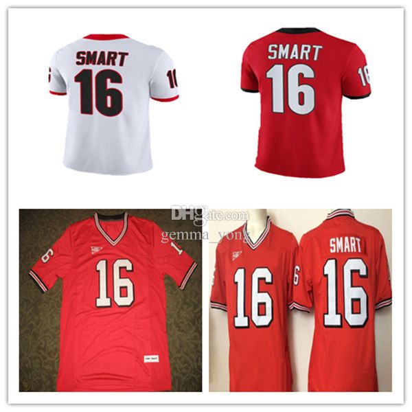 American College Football Wear Men Vintage NCAA #16 Kirby Smart College Football Jerseys Red Black White Stitched Retro Uniforms Size S-4XL, Men retro red
American College Football Wear Men Vintage NCAA #16 Kirby Smart College Football Jerseys Red Black White Stitched Retro Uniforms Size S-4XL, Men retro red