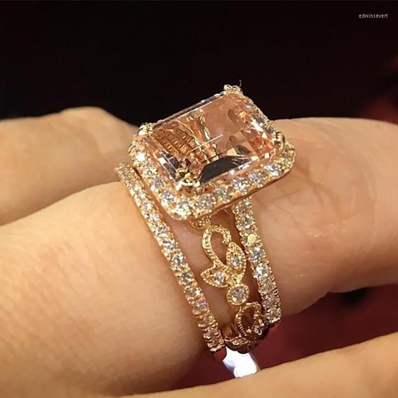 Wedding Rings 2023 Square Champagne Zircon Double For Women Men Gold Color Hollow Plant Jewelry White Shine Engagement Gifts Edwi22
Wedding Rings 2023 Square Champagne Zircon Double For Women Men Gold Color Hollow Plant Jewelry White Shine Engagement Gifts Edwi22